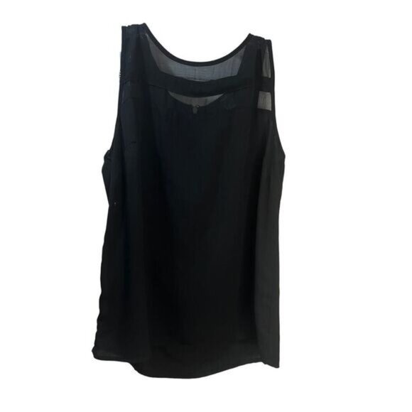 Forever 21 Zip‎ Half Placket Sleeveless Blouse Small NWOT - Picture 2 of 6